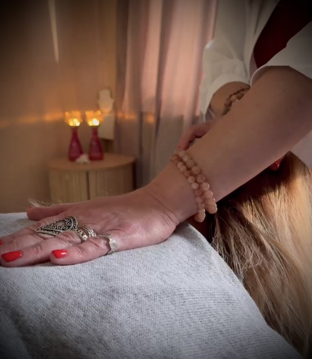 Vredige healing sessie